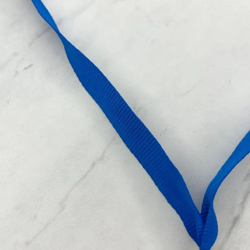 Blue ID Badge Holder School Work Lanyard Necklace